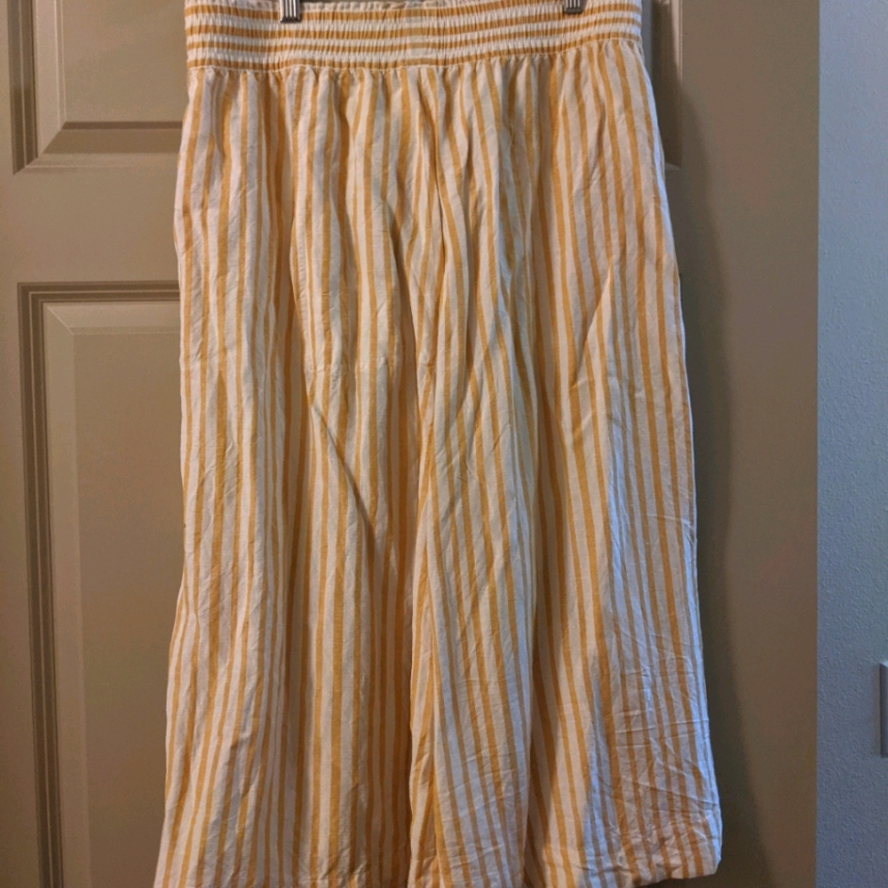 Madewell striped maxi skirt